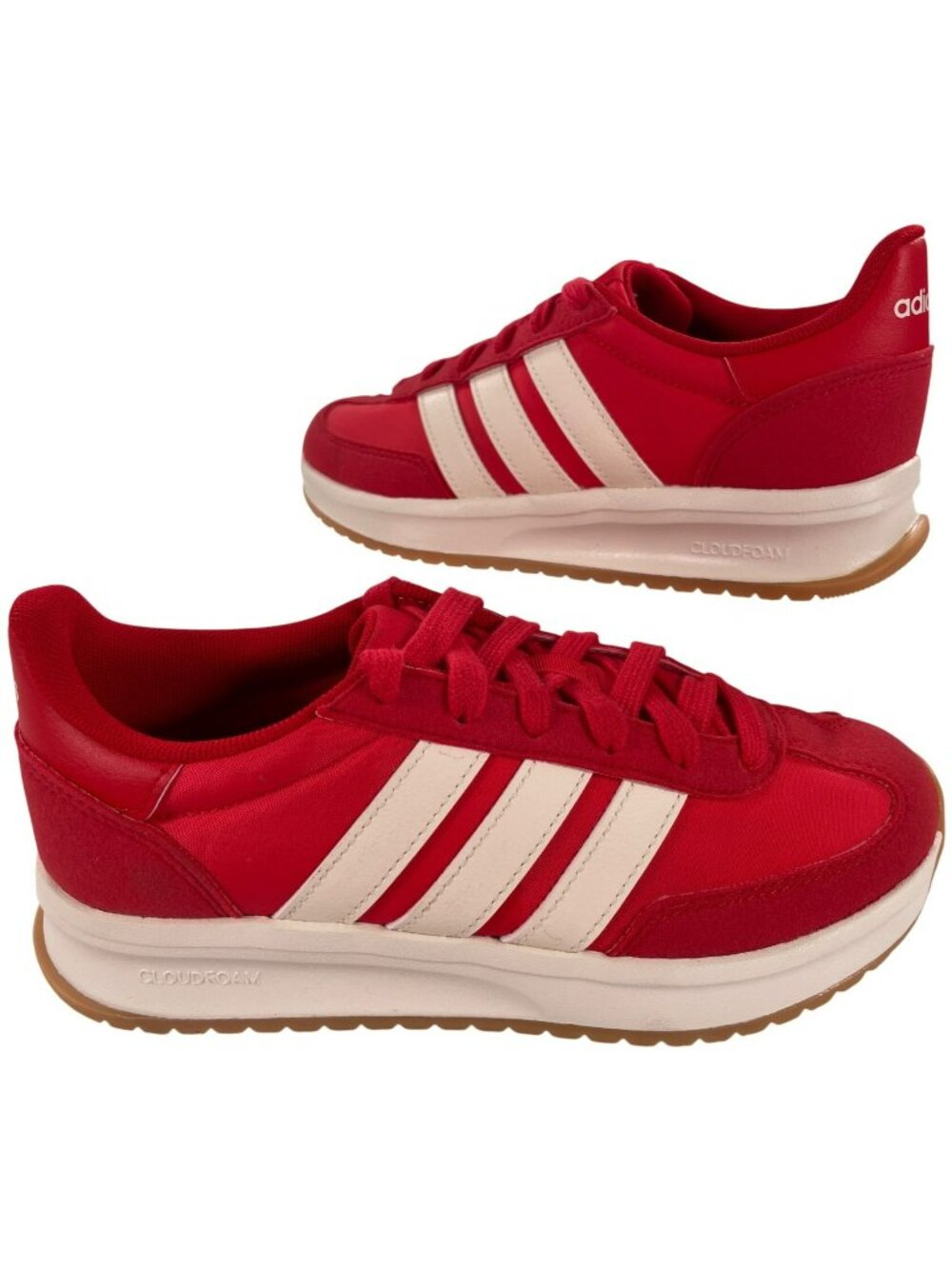Adidas Run 70s 2.0 J Shoes Red/White Cloudfoam Sports Sneakers Kids Size 4 NEW